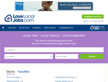 Tablet Screenshot of lovelocaljobs.com